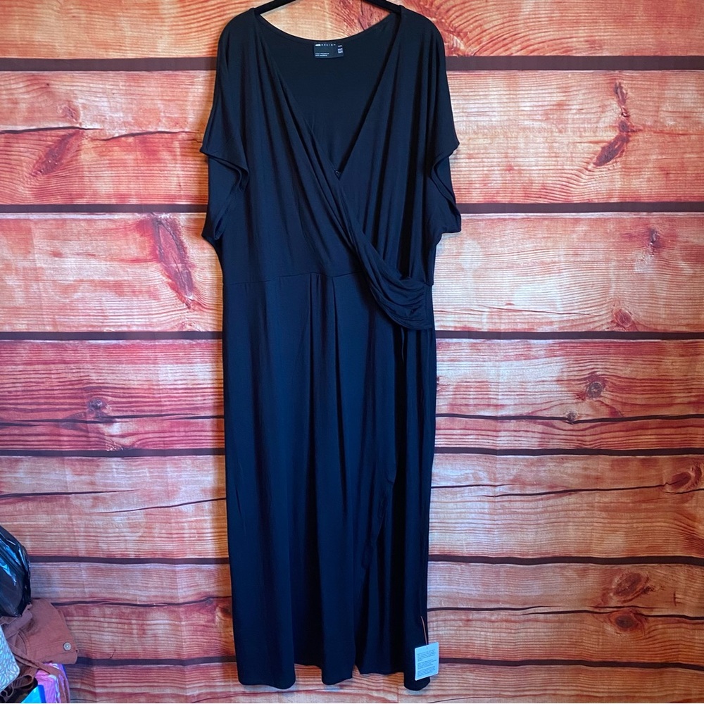 ASOS Curve Faux Wrap Maxi Dress
